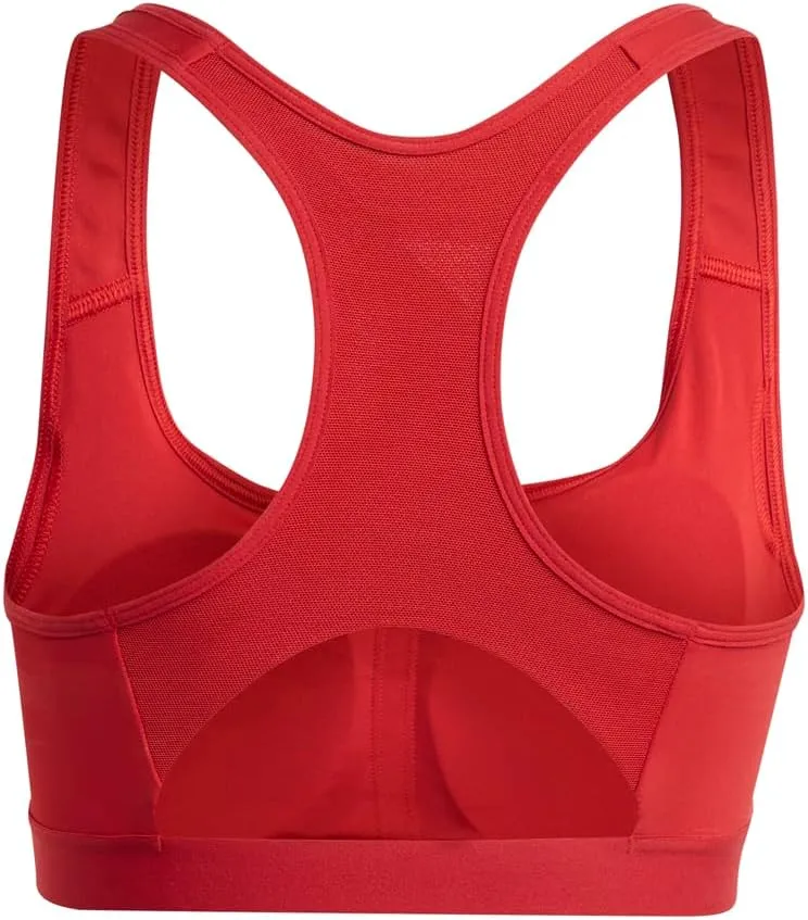 adidas Womens Power React Sports Bra Training Casual Casual Cooling - Black