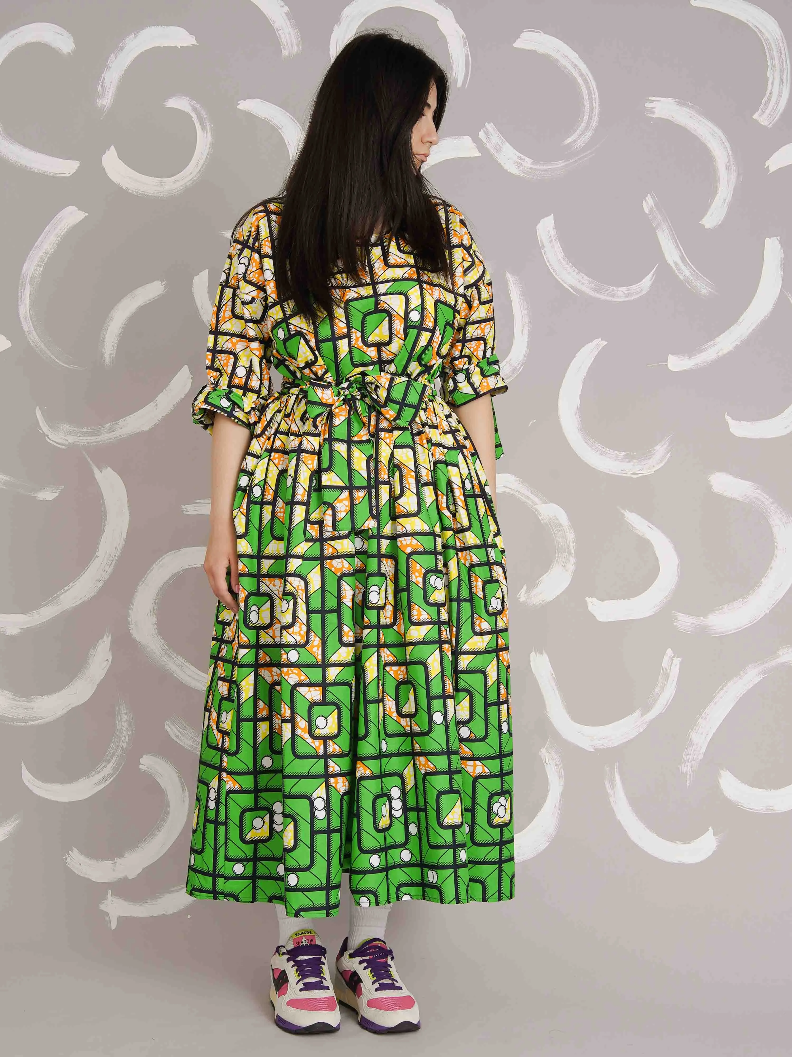 Allen Avenue Mega Belted Dress