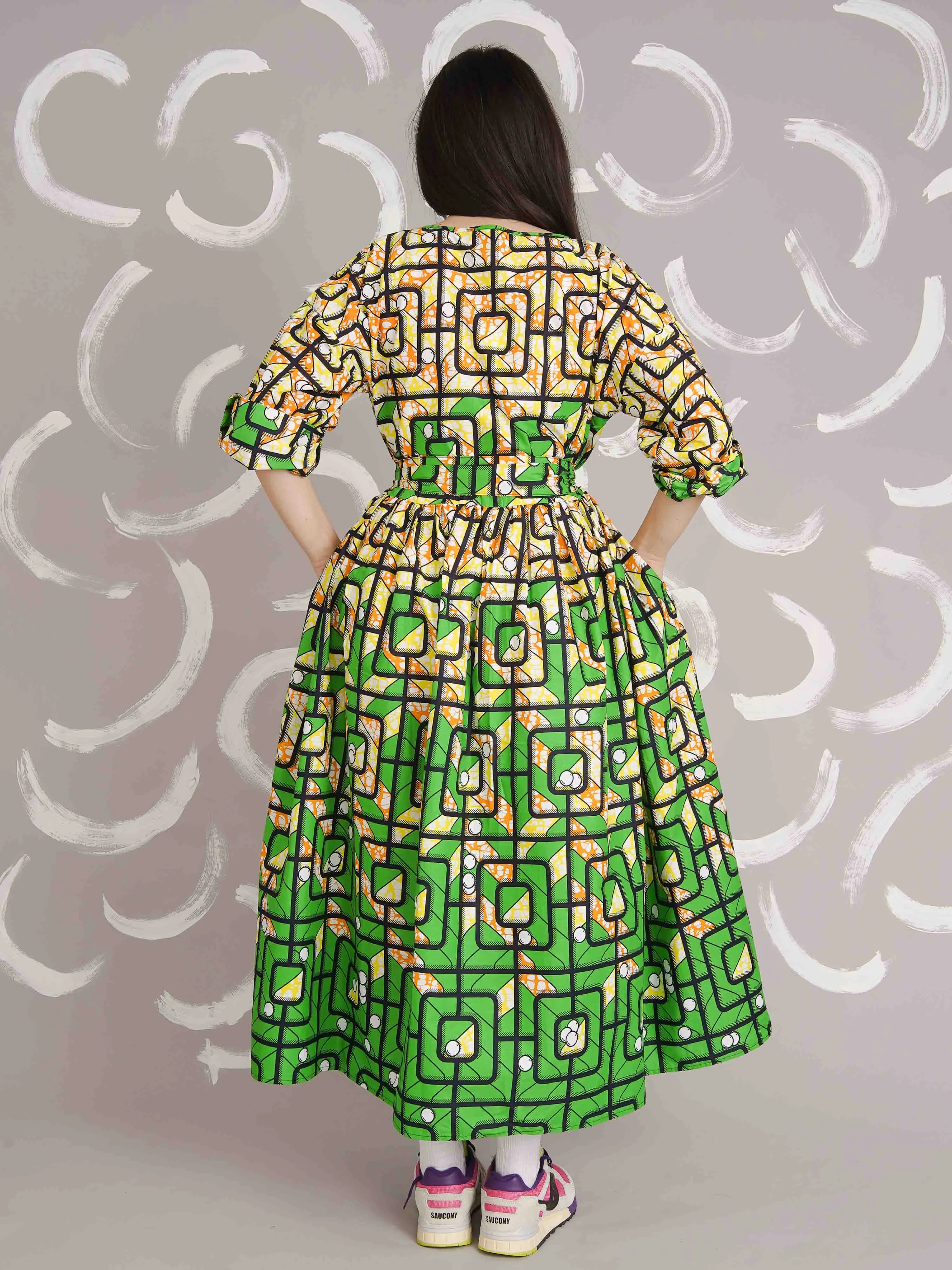 Allen Avenue Mega Belted Dress