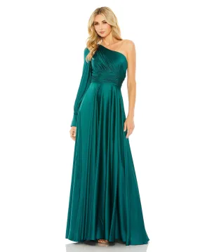 Bishop Sleeve Flowy Gown