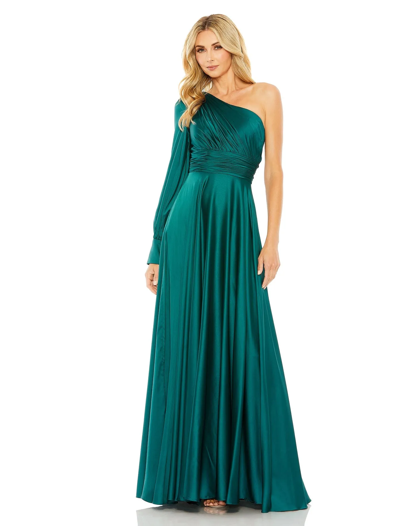 Bishop Sleeve Flowy Gown