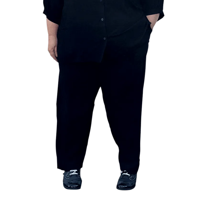 Black Summer Trousers -  Made to Order