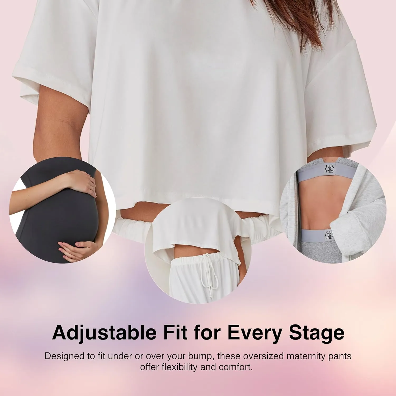 BUMPSUIT Crop Top for Women - Short Sleeve T-Shirts, Round Neck Cloud Cropped Athletic Gym Casual Blouse | Soft Yoga Boxy Tee