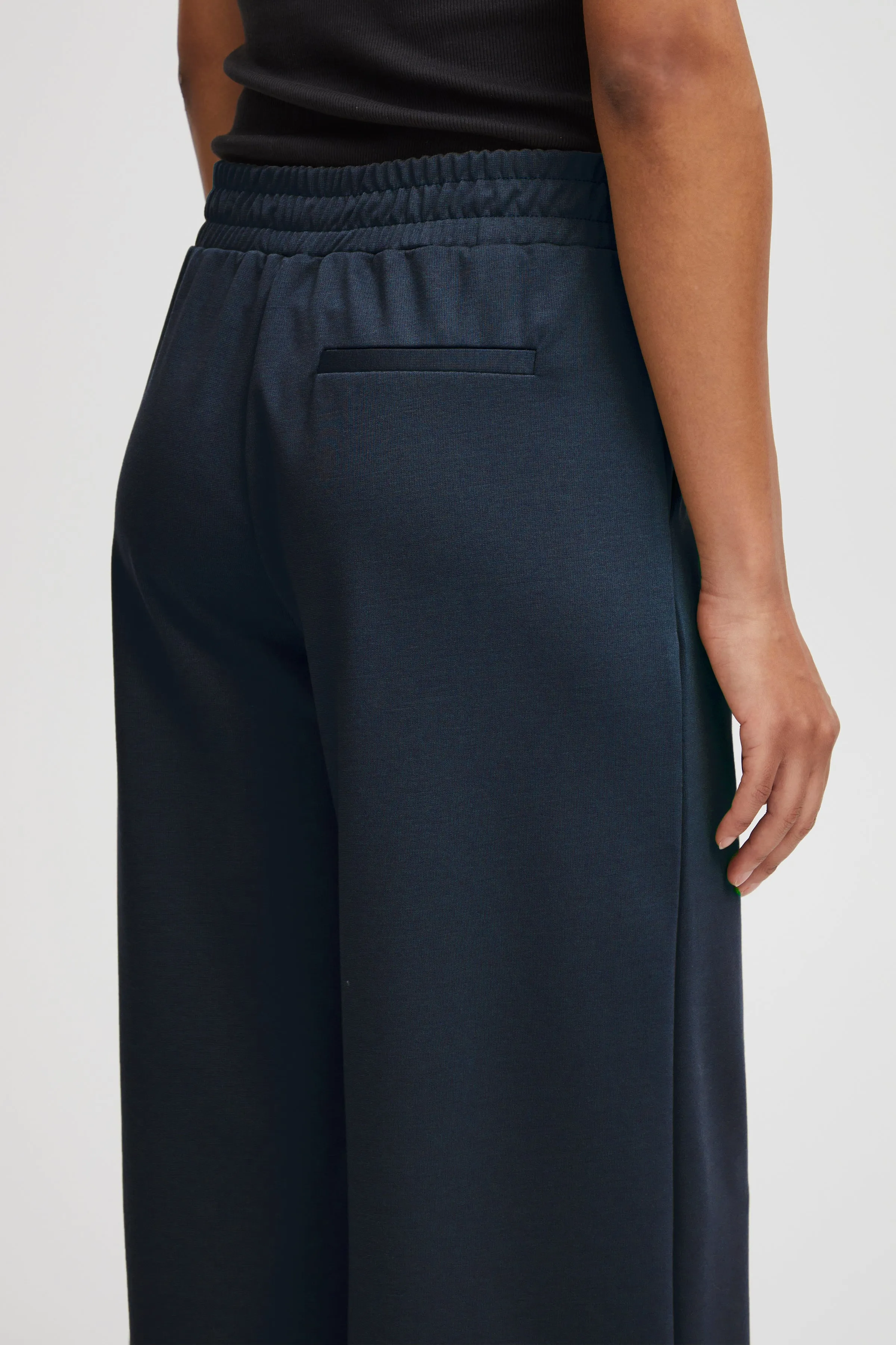 Ichi Kate Wide Trousers - Total Eclipse