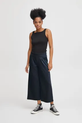 Ichi Kate Wide Trousers - Total Eclipse
