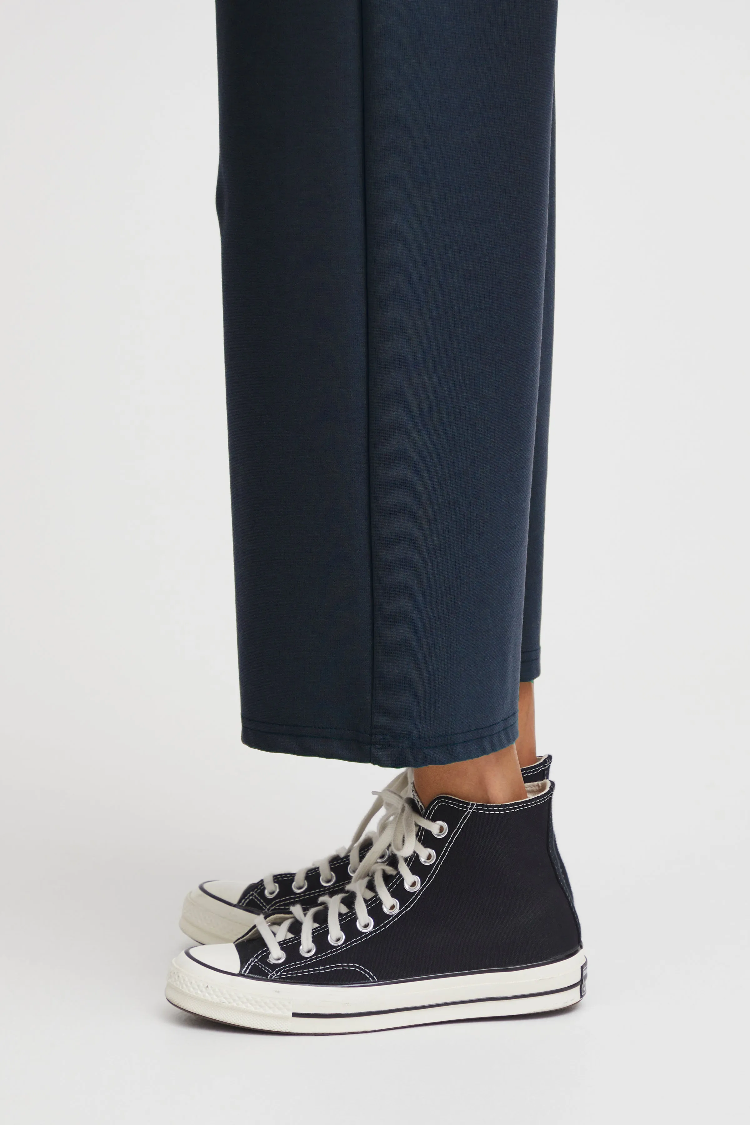 Ichi Kate Wide Trousers - Total Eclipse