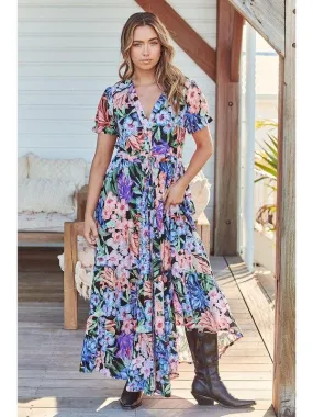 JAASE Midnight Tropics Print June Maxi Dress