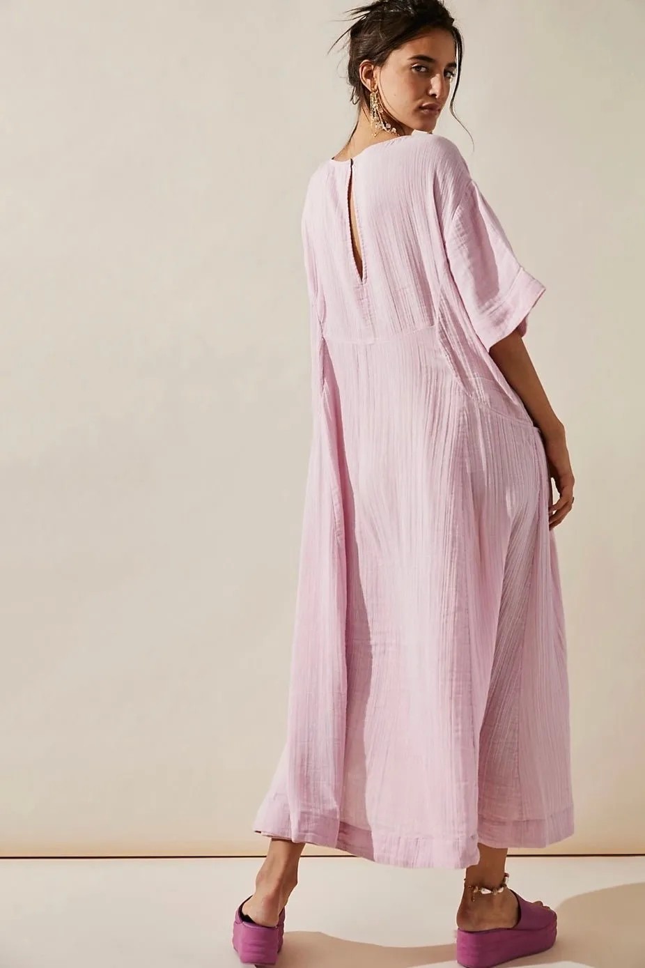 LIGHT COTTON MIDI DRESS ARABELLA