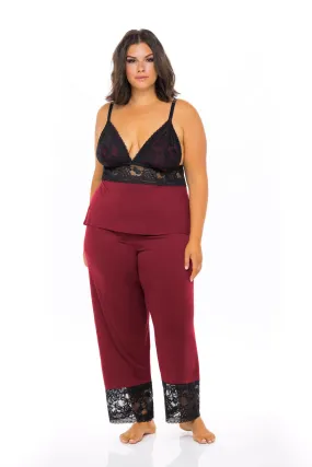 Louella Lace Camisole and Pant Set