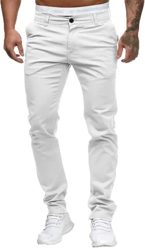 Men' S Casual Cargo Pants Loose Fit Hiking Joggers Athletic Sweatpants Outdoor Wearing Pants with Pockets Trousers