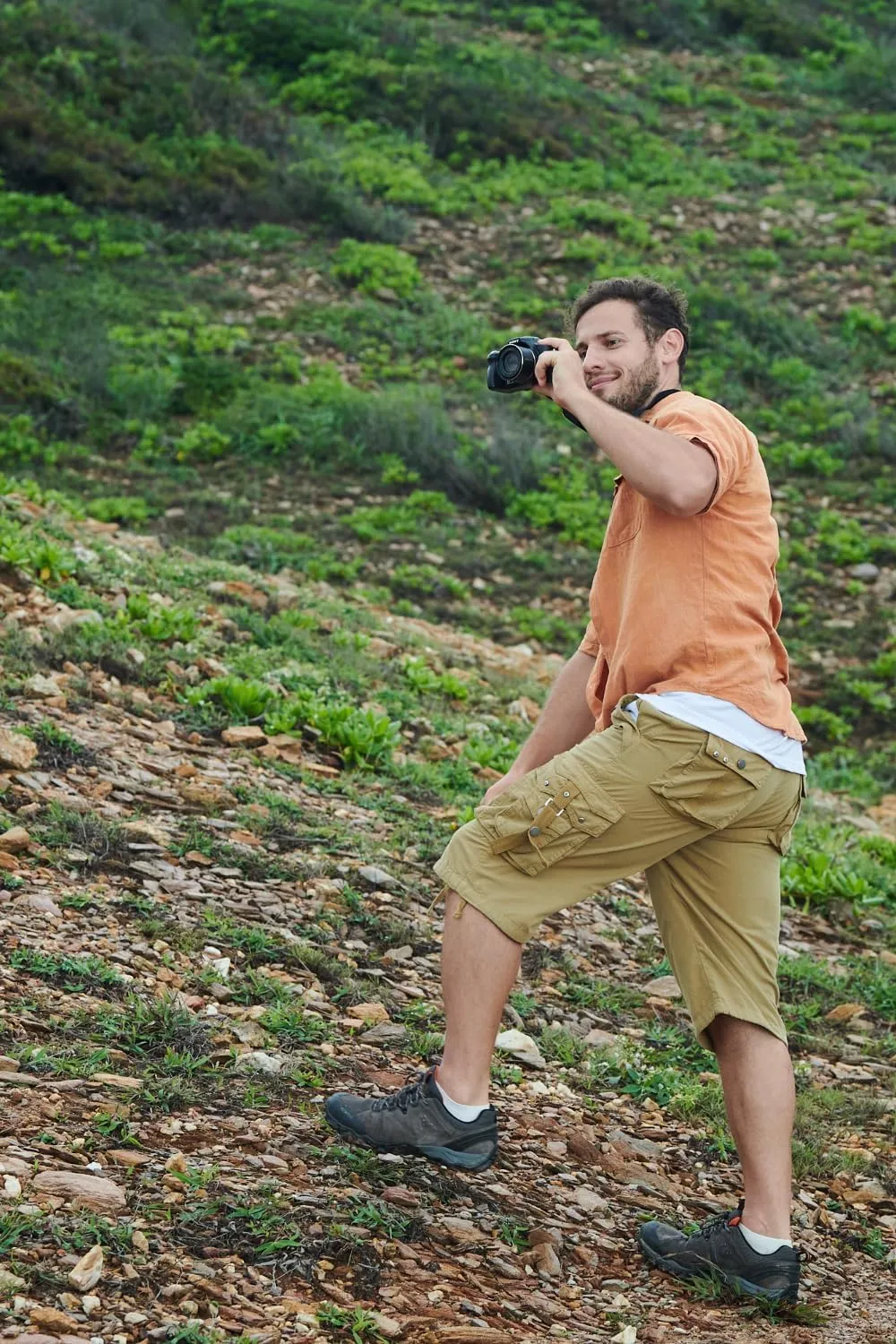Mens Cargo Shorts Casual Shorts Hiking Shorts Below Knee Relaxed Fit Multi Pockets Running Joggers Outdoor Mens Shorts