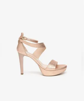 NERO GIARDINI LETHER HIGH STILETTO SANDALS PINK