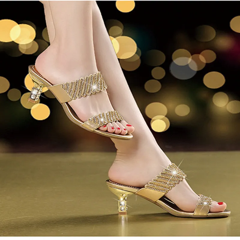 Octavia - Glamorous Rhinestone Sandals for Women