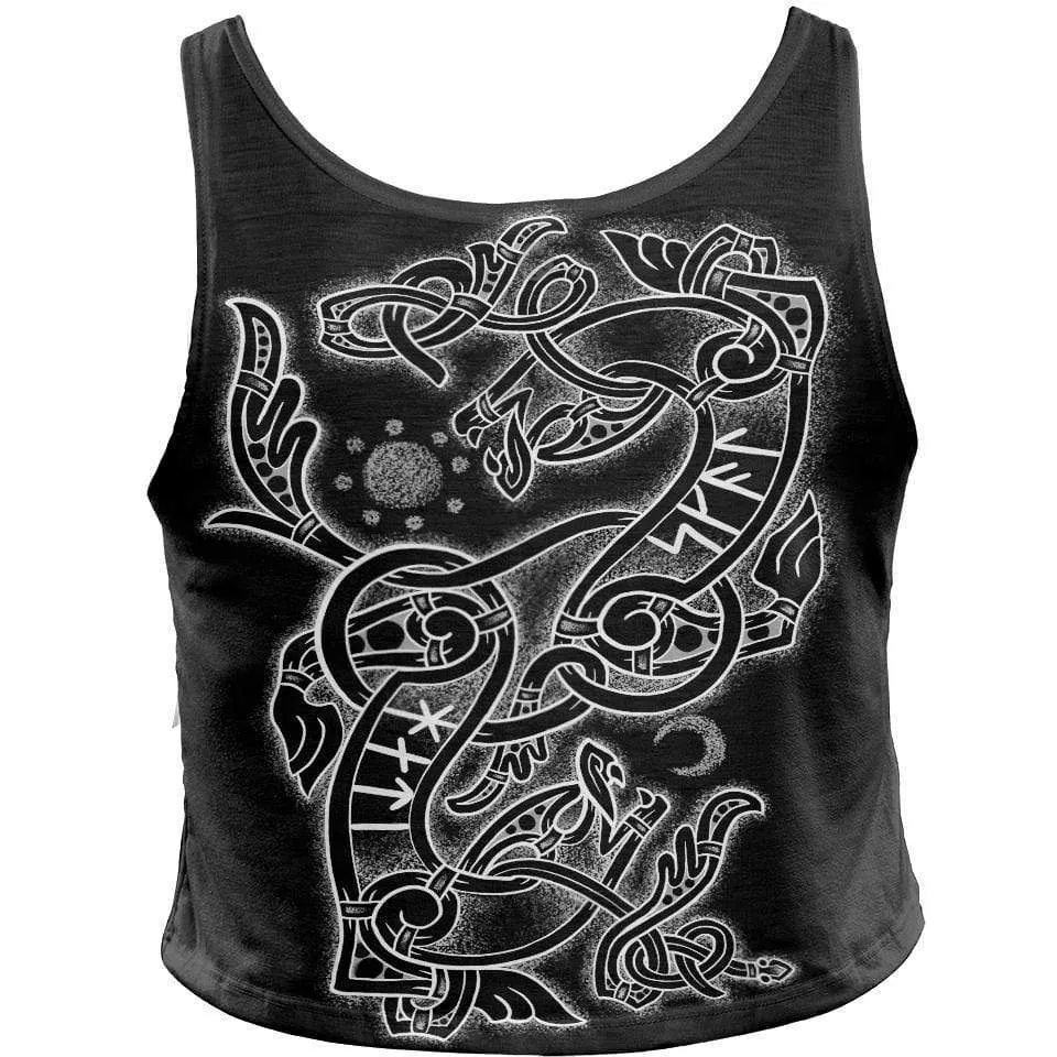 Odin Mask Crop Top