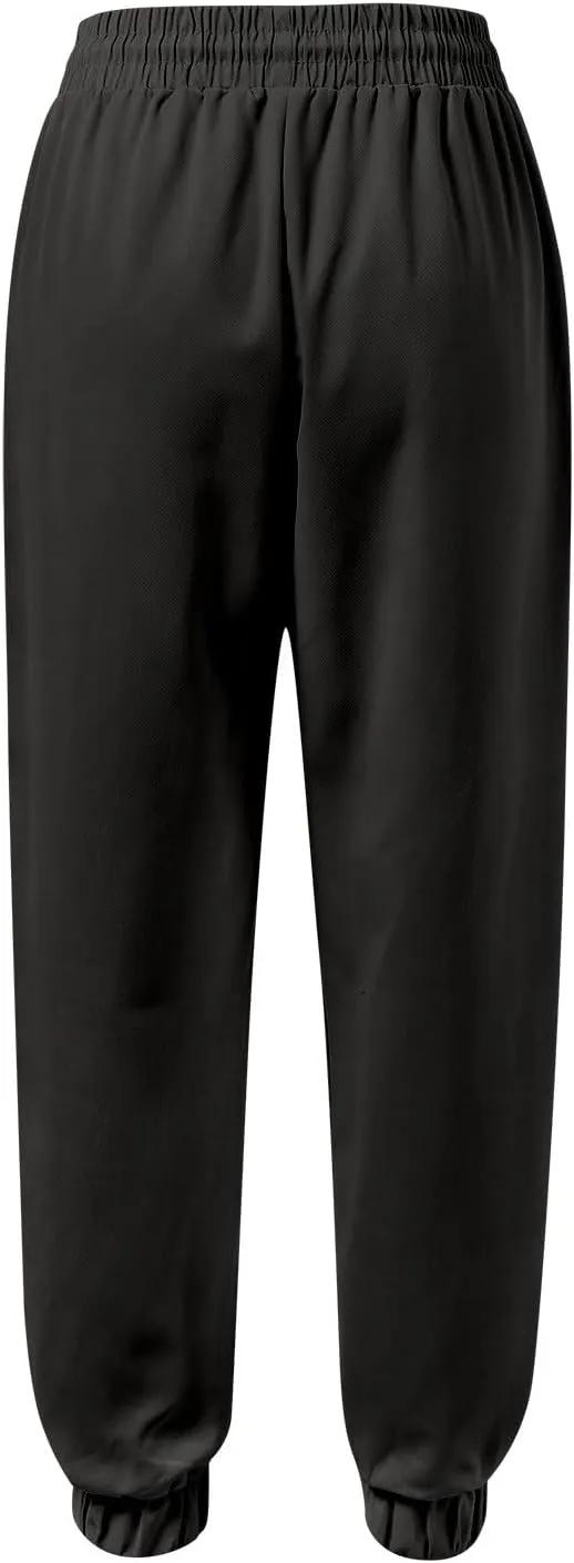 Outdoor Hiking Cargo Pants for Women Baggy Multi Pockets Workout Y2K Pants Stretchy Work Lightweight Travel Trousers