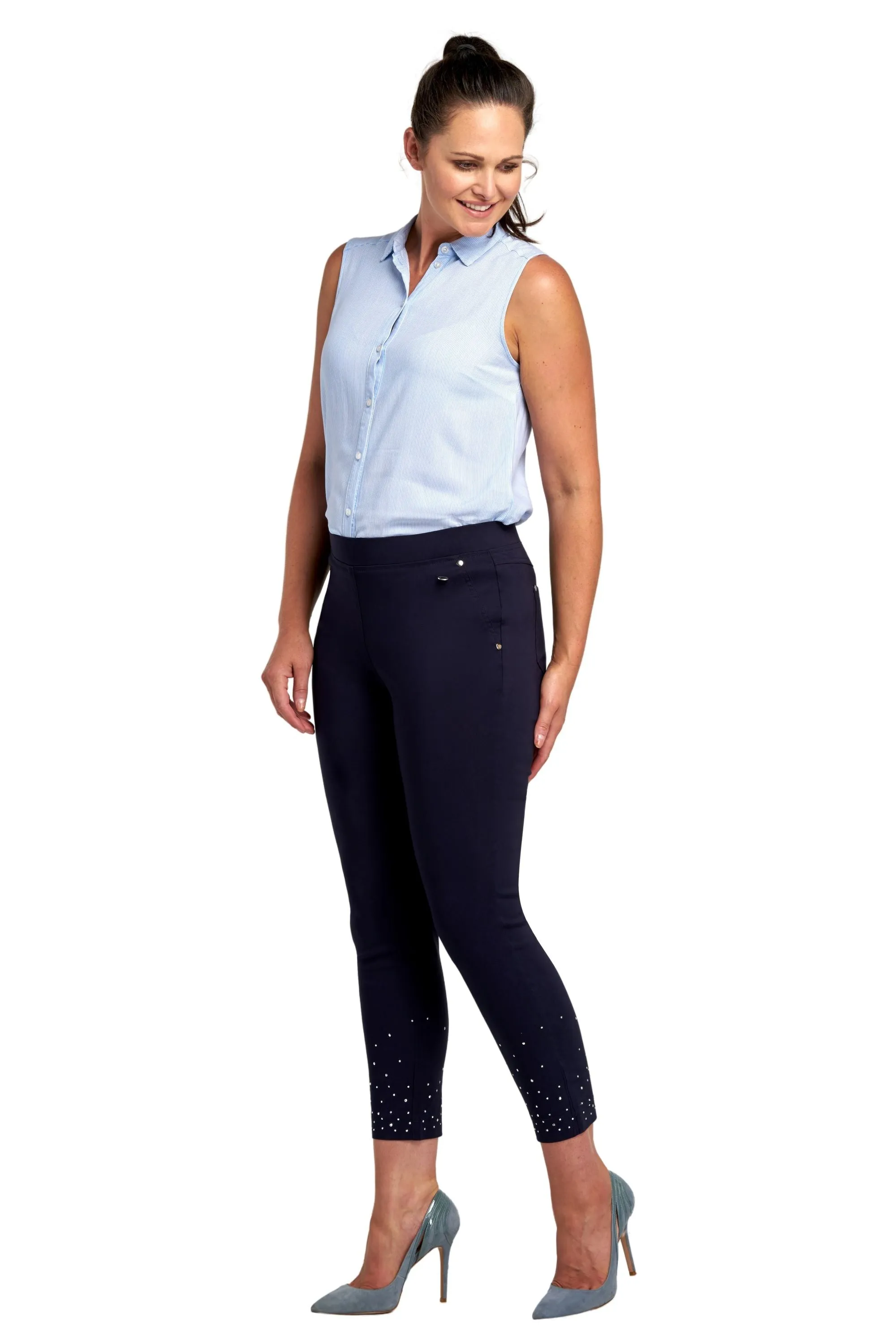 Pinns bengaline ankle grazer with sparkle detail.