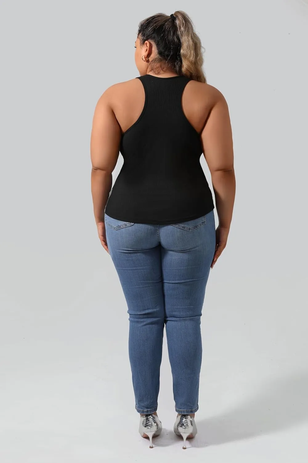 Plus Size Women's Casual Sports Tank Top,Breathable and Soft, for Sports and Daily Life Wear