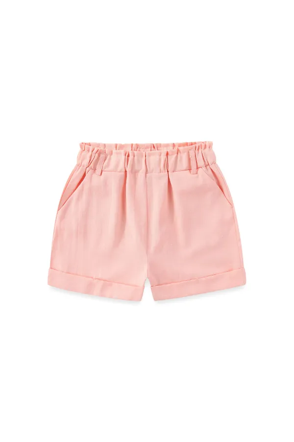 Relaxed Essential Shorts Peach