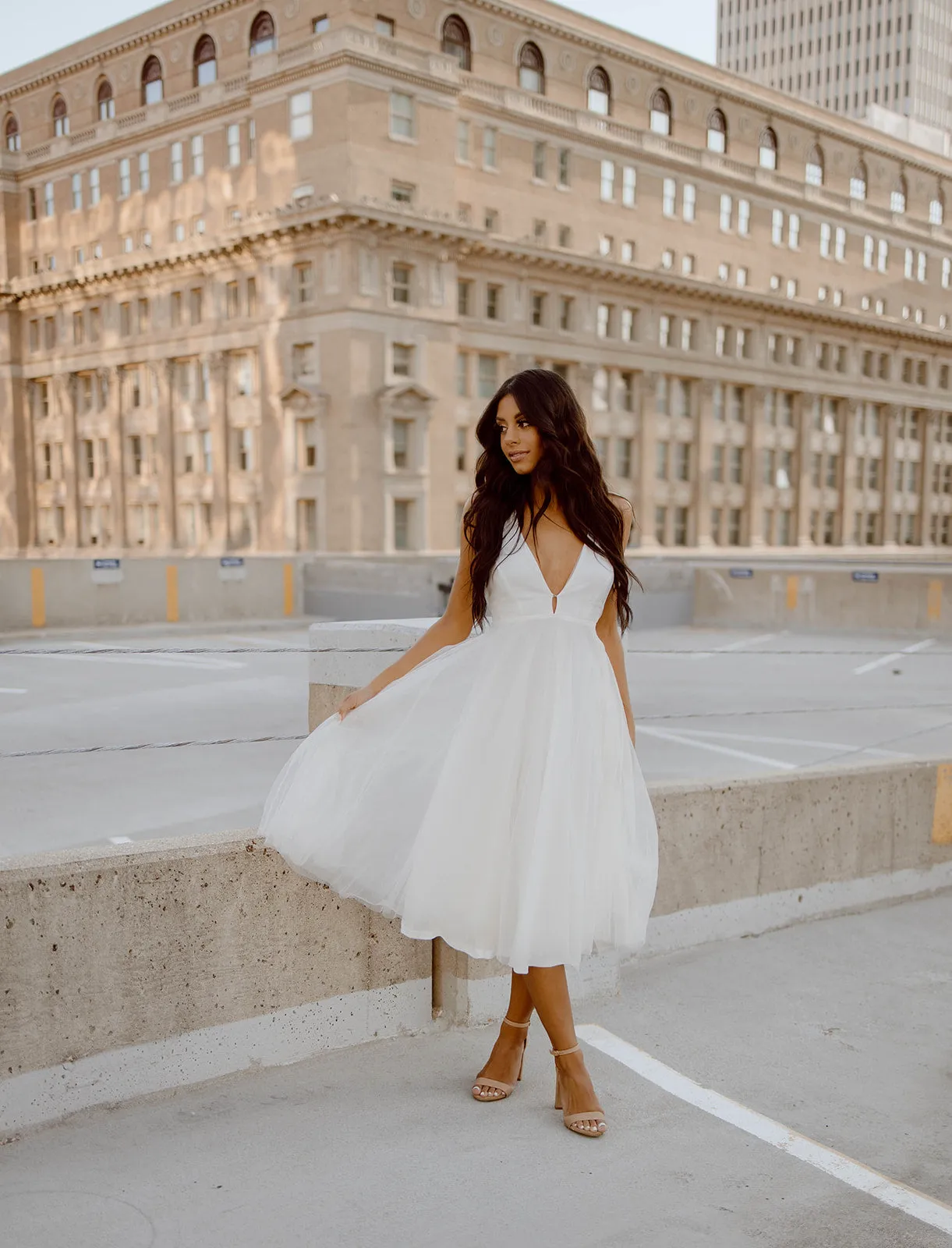 Sofia Organza Midi Dress