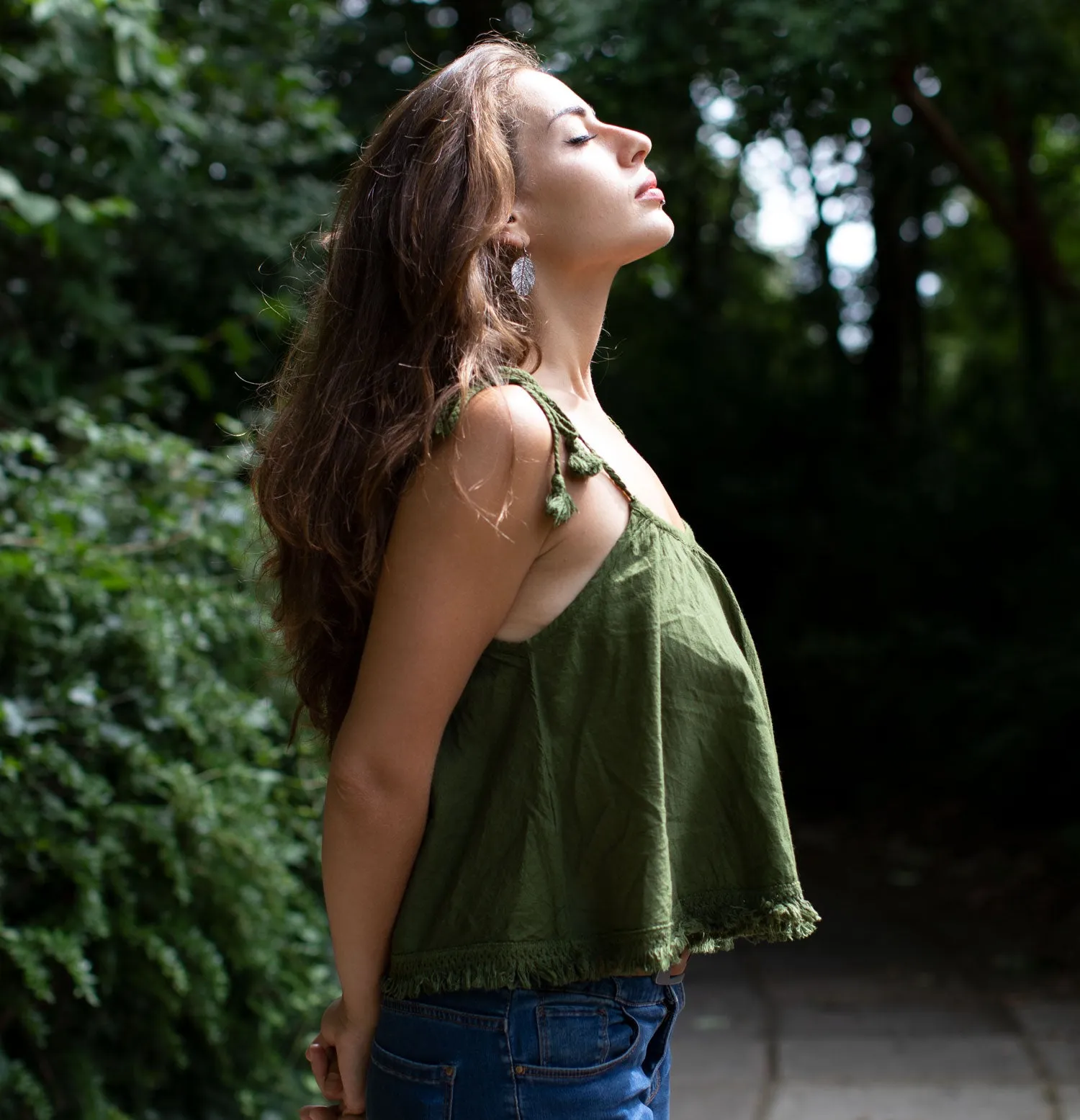 TASSLE SWING TOP GREEN