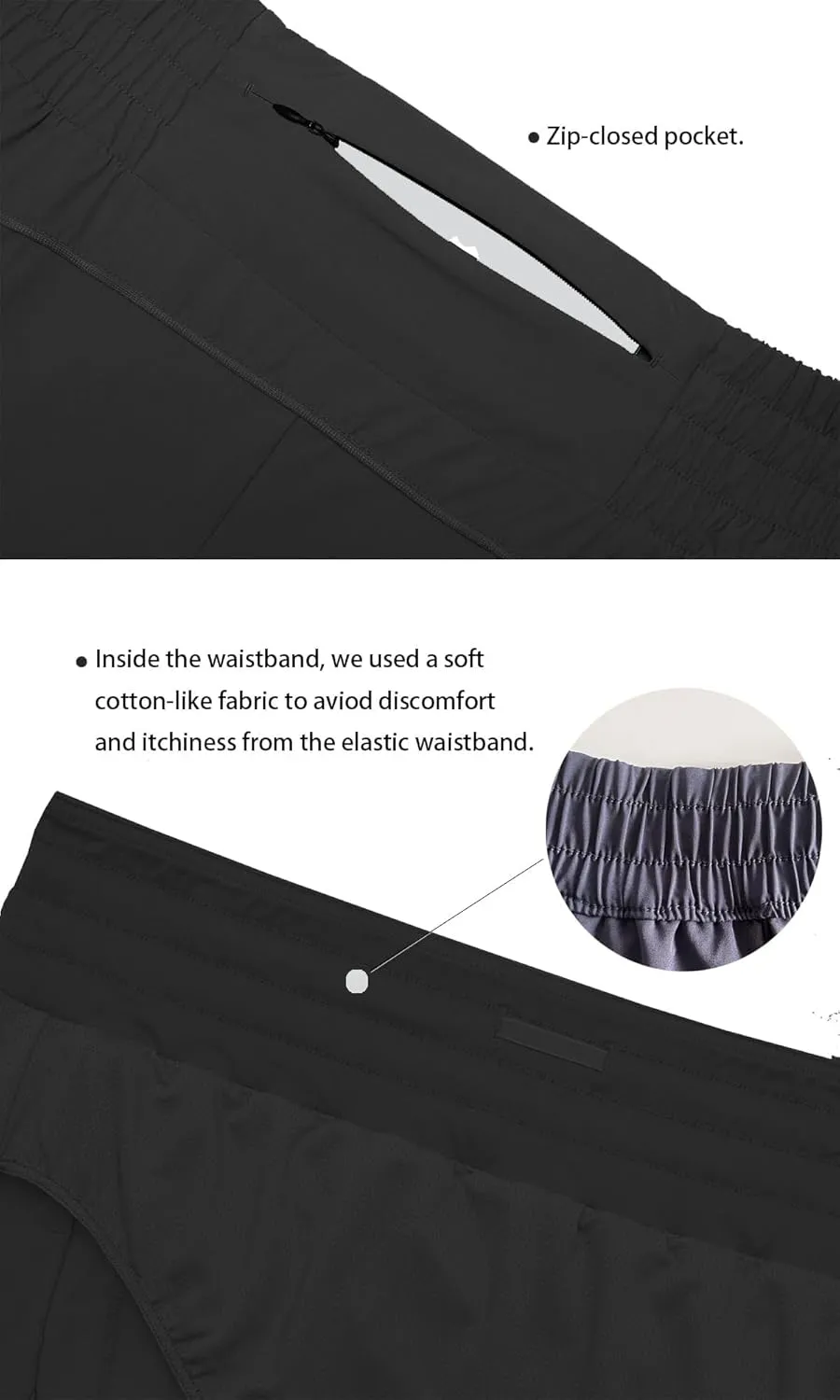 Tough Mode Women's High Waisted Running Shorts, Shorts for Women, Elastic Athletic Shorts with Pockets for Gym Yoga