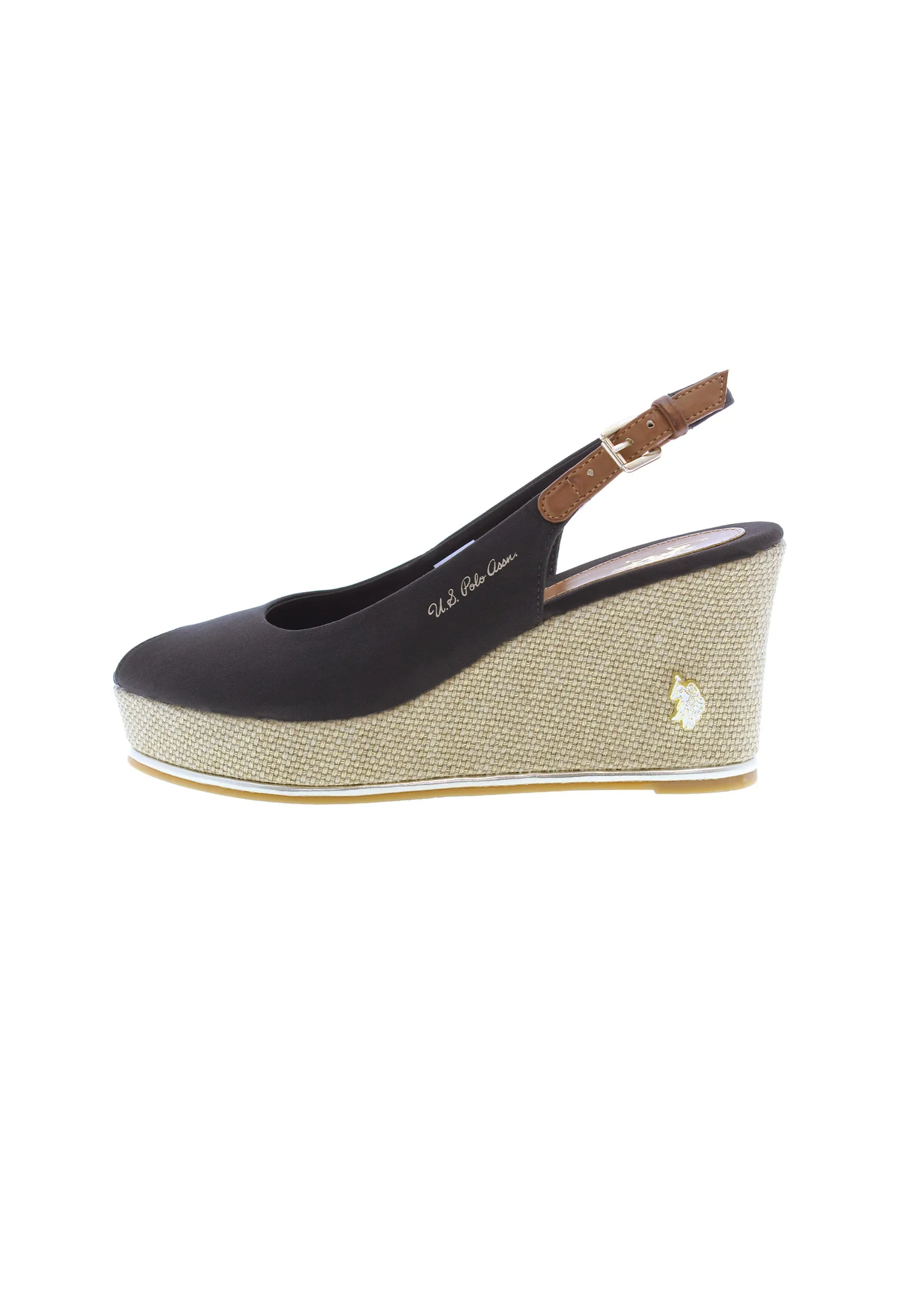 U.S. POLO ASSN.  WOMEN SANDALS IN BLACK