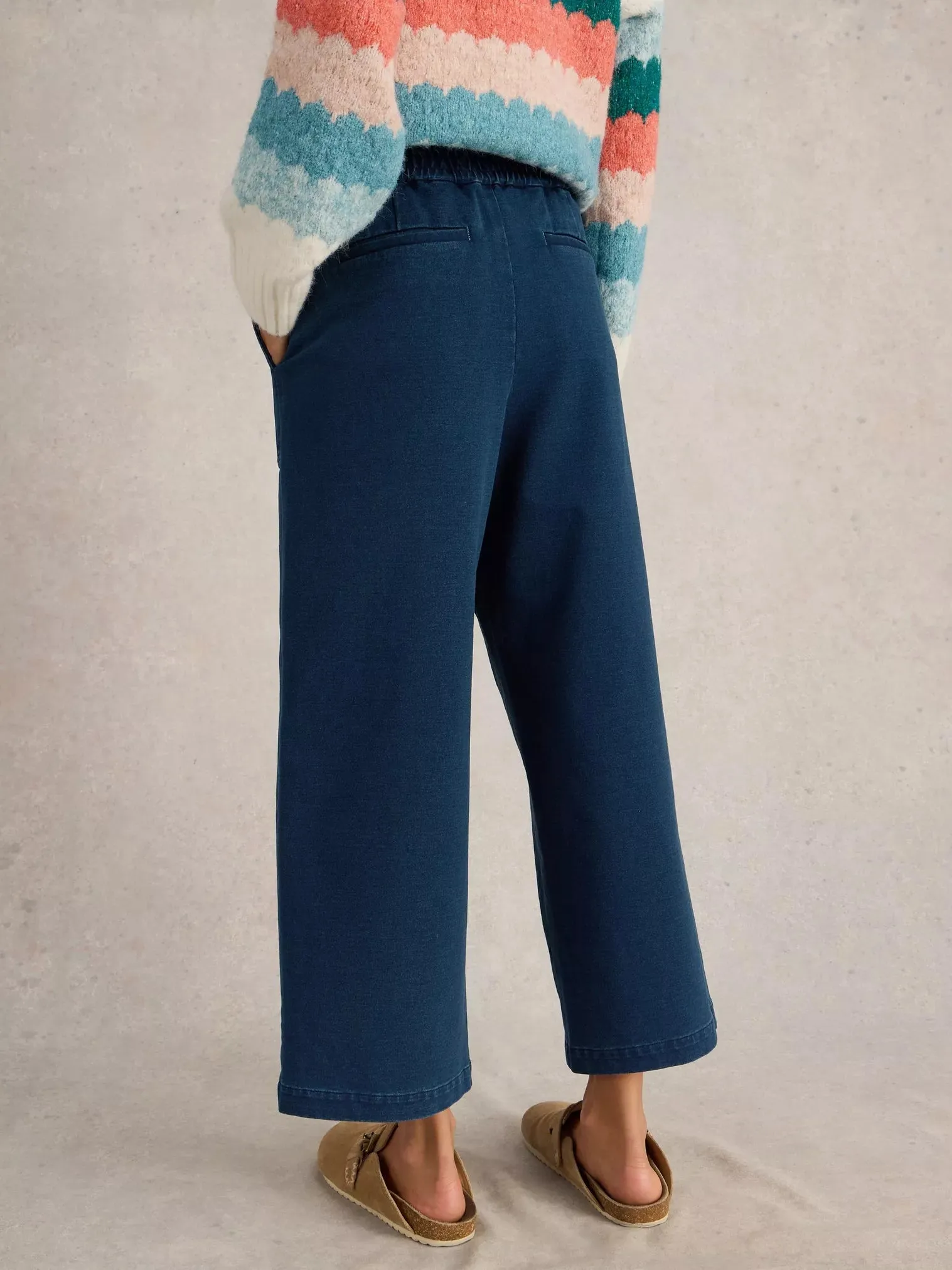 White Stuff Belle Jersey Wide Leg Crop