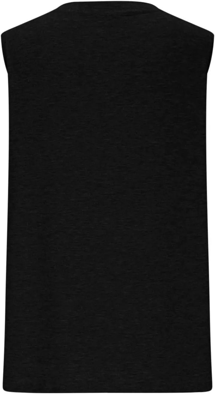 Womens Tank Tops Sleeveless Crew Neck Loose Fit Shirts Summer Clothes Solid Color Basic Tunic Blouse