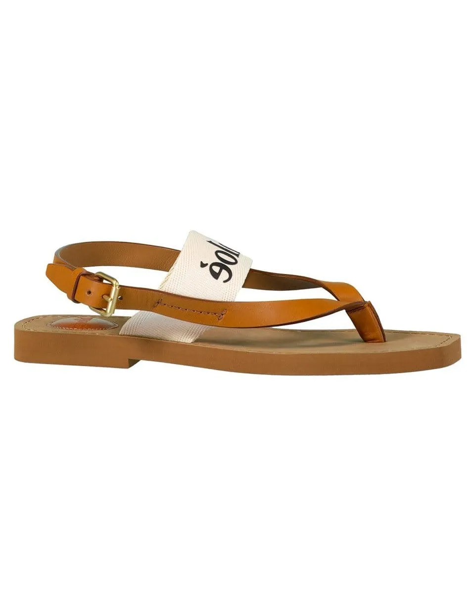 Woody Back Strap Flat Sandals