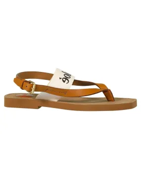 Woody Back Strap Flat Sandals