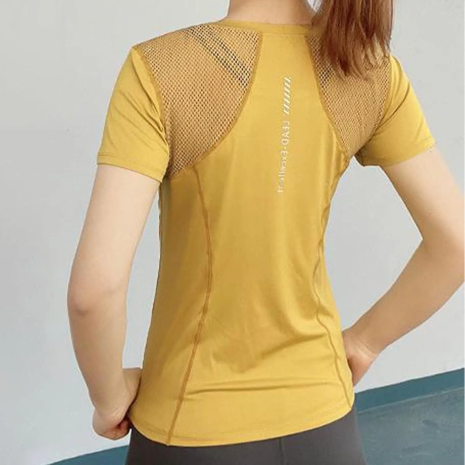 Workout Tops for Women Breathable Quick Dry Loose Fit T Shirt Outdoor Yoga Running Hiking Gym Tee Athletic Tops
