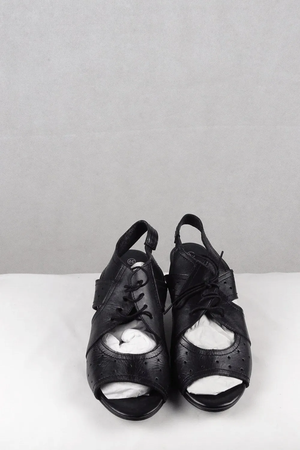 Zenzu Black Sandals 39